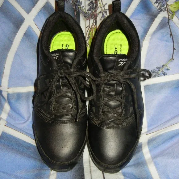 Reebok alloy toe sublite cushion work sneakers, Black Men's 10 Women's 12 - Picture 4 of 7